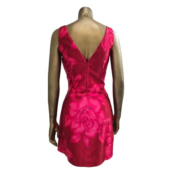 Hutch "Chesca" Red Roses Sheath Dress NWT – Cocktail / Party Dress | Size Small - Picture 5 of 11